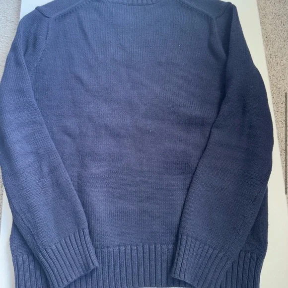 Polo by Ralph Lauren Navy Sweater with Bear Design - Picture 4 of 7